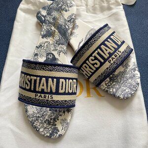 Dior Dway Slide in Navy